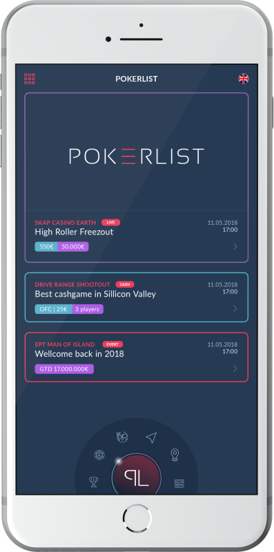 PokerList App Screenshot
